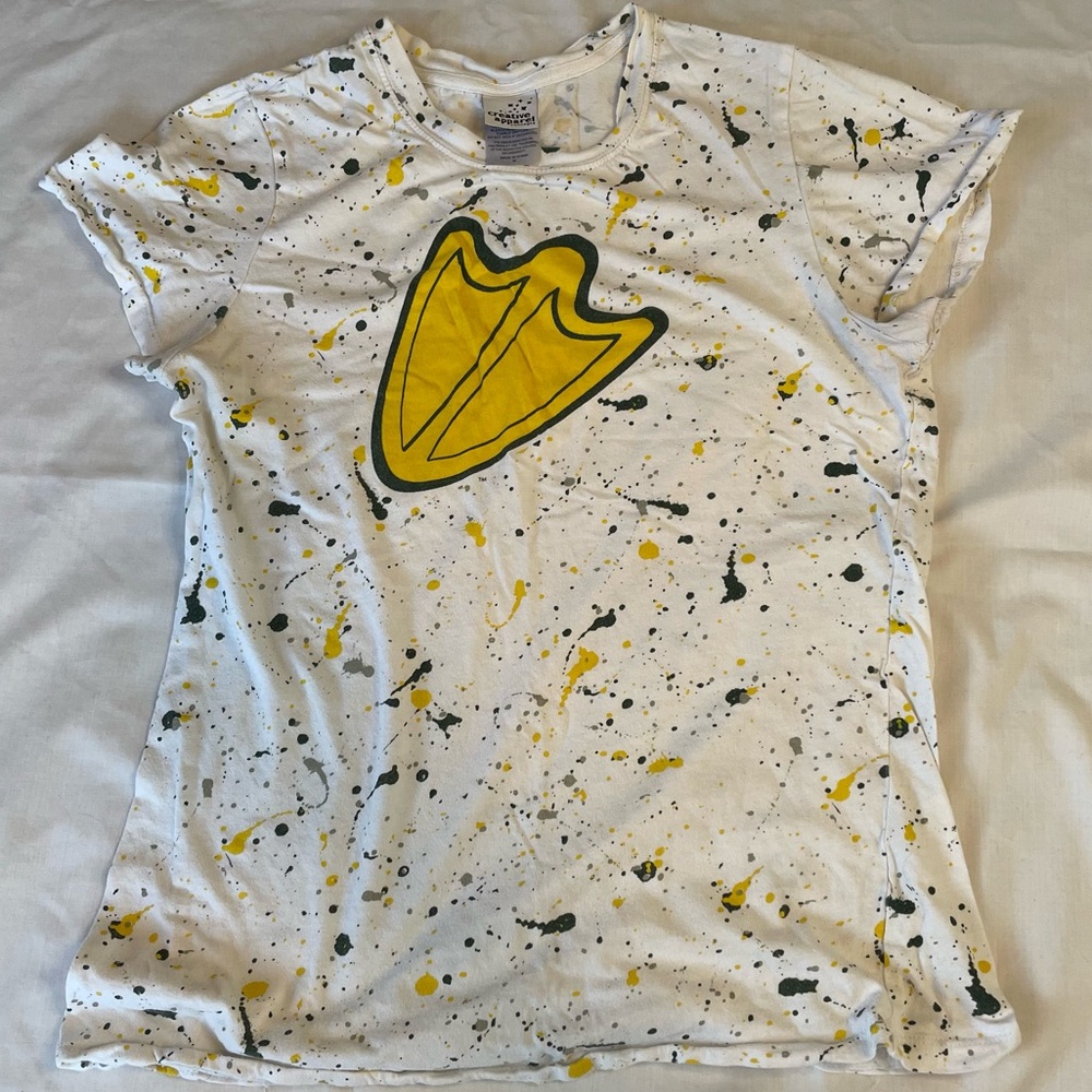 Splatter Paint University of Oregon Ducks Shirt | #67
